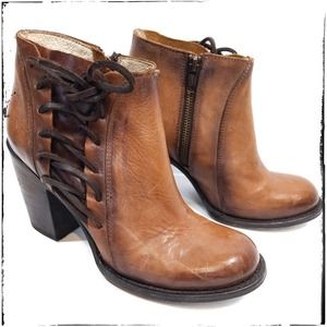 Freebird Brook Oil Burnished Lace-up Boots Sz 10